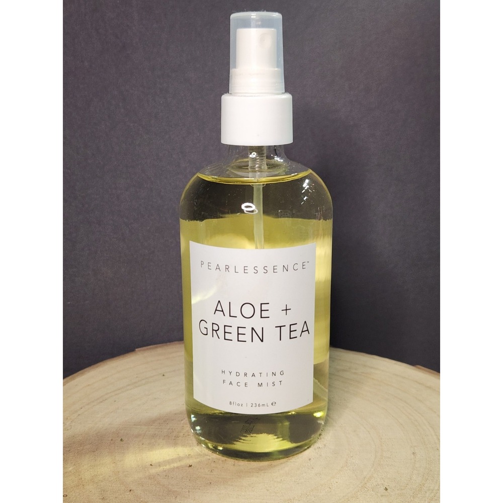 Pearlessence‎ Aloe + Green Tea Hydrating Face Mist 8 Fl Oz NEW